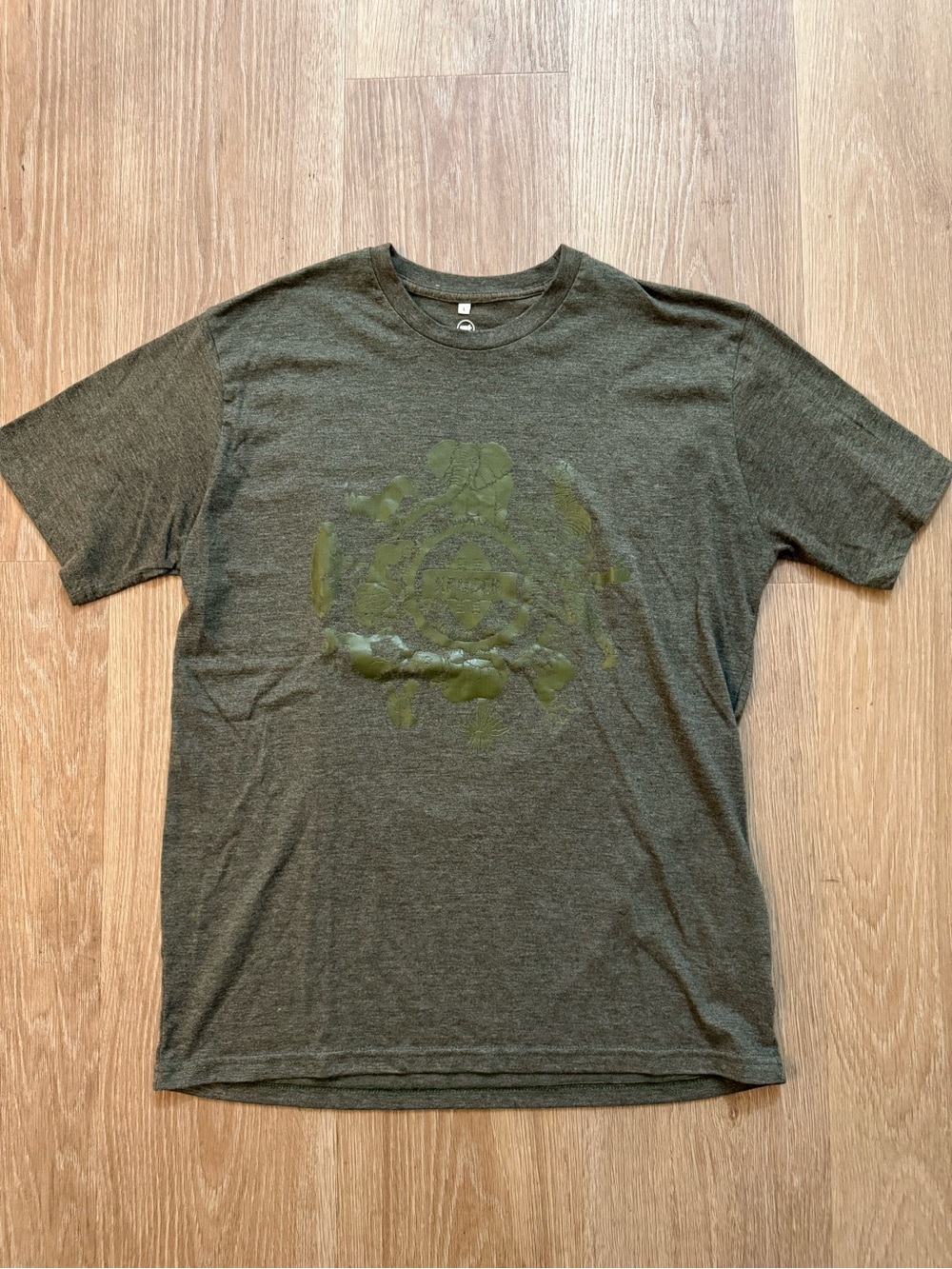 Kruger National Park Africa Safari Graphic Tee Gray Size L